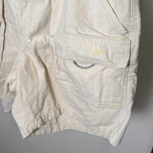 Men's Columbia PFG Khaki Outdoor Fishing Casual Cargo Shorts Size M 7" Inseam - Picture 2 of 8